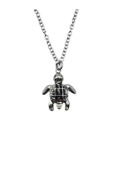 Herşey Nota Unisex Turtle Figured Necklace – Wisdom of Nature, Patience and O...