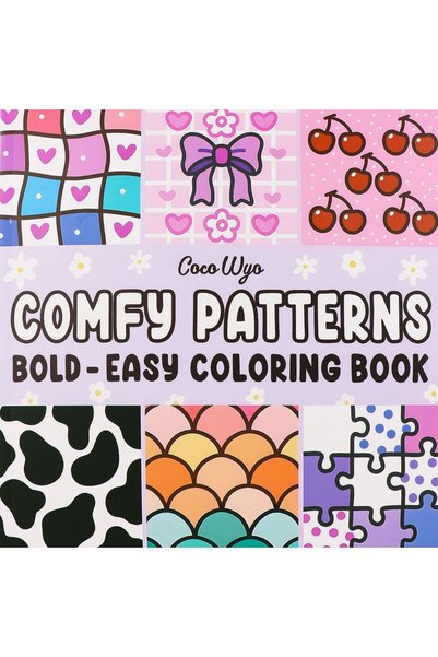 Choice6 Style 1 Soothing Coloring Book Bright Stress Relief Art Perfect Gift ...