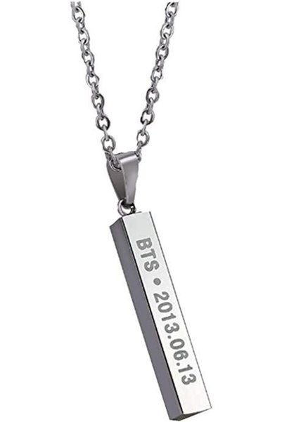 Herşey Nota Btc Bar Necklace