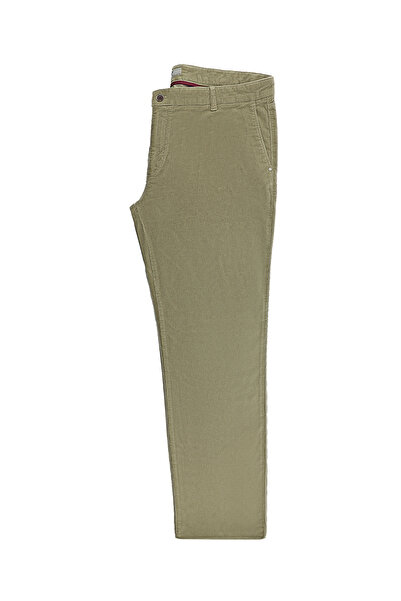 Kiğılı Pantaloni din catifea Lycra cu croială standard Regular Fit