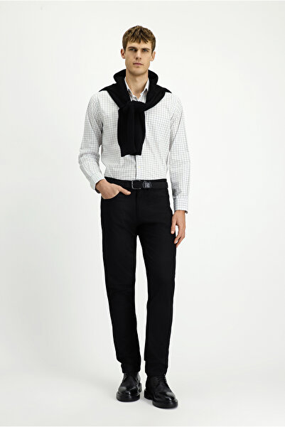 Kiğılı Pantaloni slim din pânză/chino cu model Lycra