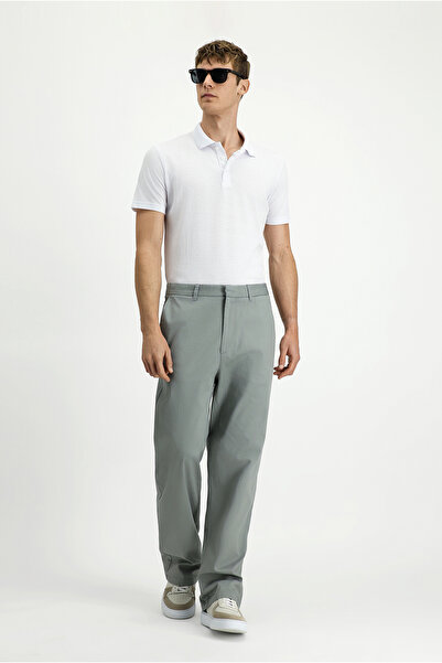 Kiğılı Regular Fit Standard Cut Lycra Canvas / Chino Trousers