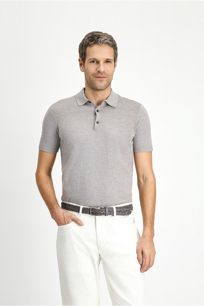 Kiğılı Regular Fit Pamuklu Polo Yaka Triko Tişört