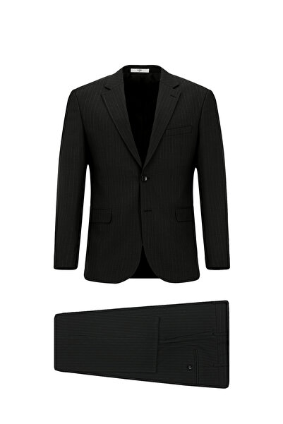 Kiğılı Striped Polyester/Viscose Suit