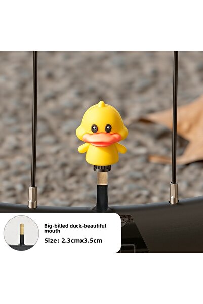 Choice14 Type C Cute Bicycle Valve Core Cap Cartoon Shape Road Bike Mountain ...