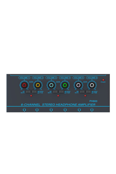 Choice PH600-Blue Mini Headphone Amplifier Depusheng New 4/6Channels Ultra-Co...