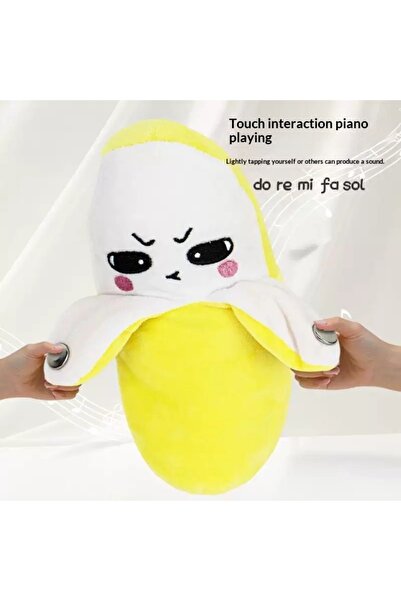 Choice3 Banana Internet Famous Human Sensor Bear Rhythm Piano Plush Toy Doll ...