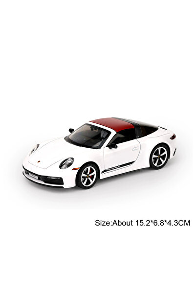 Choice3 21036 White 1:32 Scale 911 GT3RS Car Model Toy Doors Opened Alloy Bod...