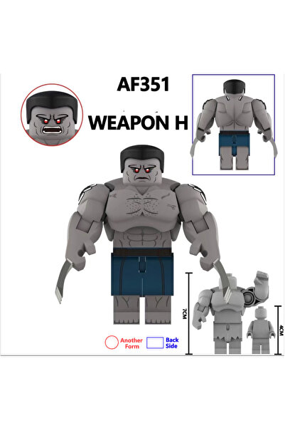 Choice10 AF351 2025 New AF345 Hot Movie Hulk Hero Character Building Blocks T...