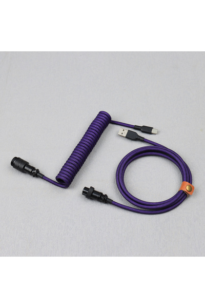 Choice6 1.5m D30 LANO Detachable Aviator Coiled Power Cable Type C for Mechan...