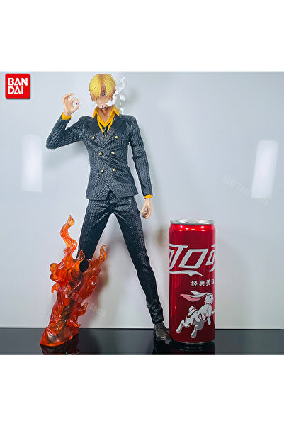 BANDAI Black 32cm One Piece Anime Figure Sanji Action Figure Vinsmoke Sanji F...