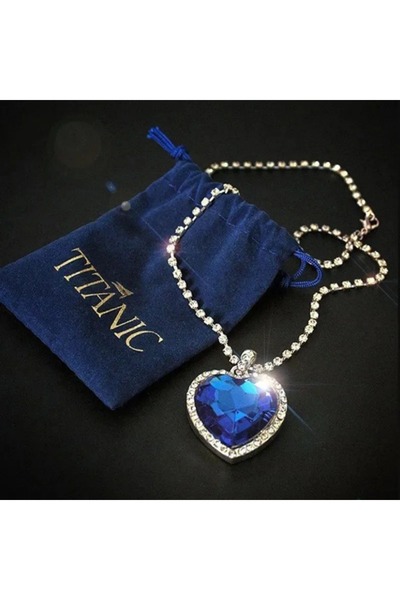 Choice Blue Europe and The United States Fashion Trend of The Heart of The Oc...