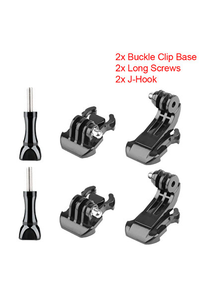 Choice C J Hook Quick Release Mount Base Screw For GoPro Hero 13 12 11 10 9 8...