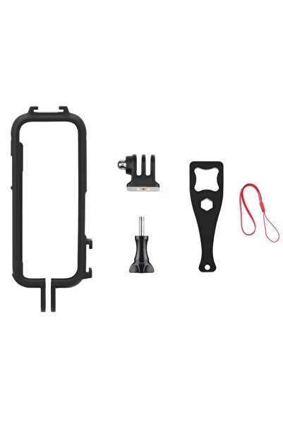 Choice For insta360 X3 X3 Protective Frame Housing Case Cage with Cold Shoe M...