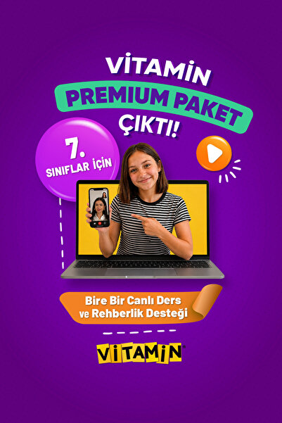 7. Sınıf Premium Paket - 7. Sınıf 8 Kitap Basılı Set + 7. Sınıf Dijital Platform + 30 Canlı Özel Ders ve Rehberlik Koçluk Seti (LGS Altyapı)