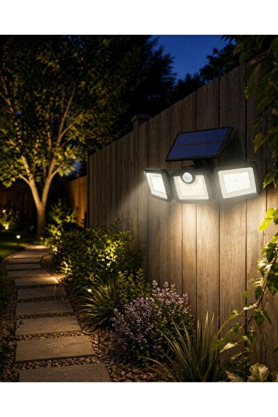 Epilons Solar Led Projektör Sensörlü Dış Mekan Güvenlik Lambası