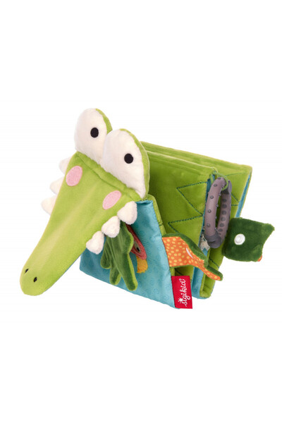 Sigikid Carte senzoriala din plus cu activitati Crocodil, PlayQ
