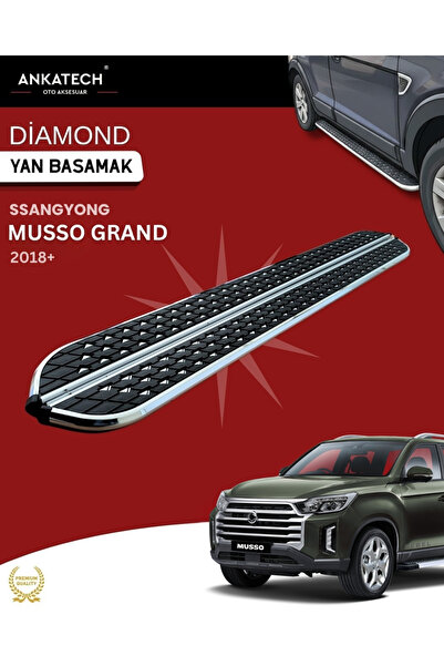 ANKATECH Ssangyong Musso Diamond Krom Yan Basamak 203 Cm 2018 Üzeri