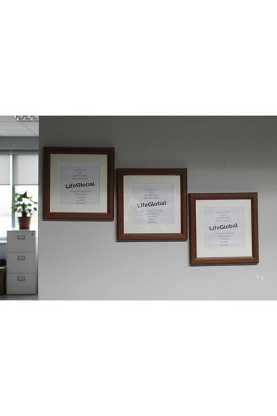 LİFE GLOBAL Πολυτελές κλασικό αντίκες πλαίσιο 21x21 διπλής χρήσης με ή χωρίς ...