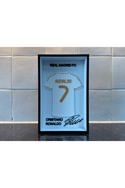 NorthEdge3D CR7-RONALDO | REAL MADRİD FC | Futbol Forma Tablo | Masa Dekoru |...