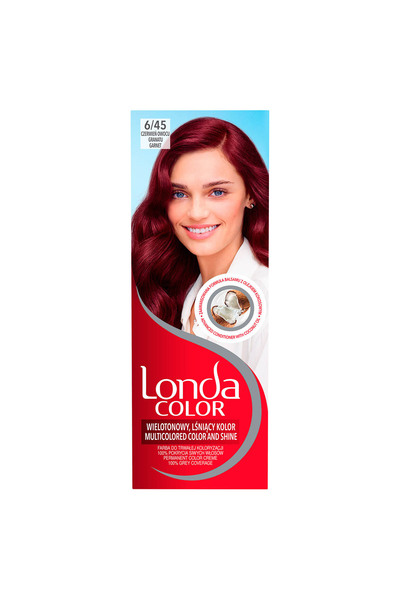 Londa Color, vopsea de par, nuanta rosu granat, nr 6/45