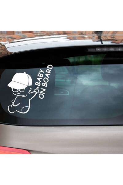 OEM Sticker auto (30cm) - Boss baby on board