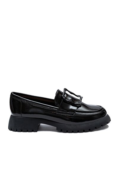 UrbanShoes Pantofi casual damă din piele naturală - 4423 Negru Naplac