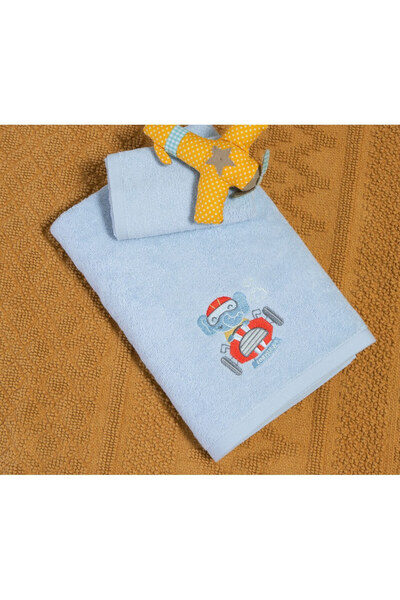 Nef Nef Homeware Bamb Σούπερ πετσέτα 2 τεμάχια nef-nef για το σπίτι μπλε 30x5...