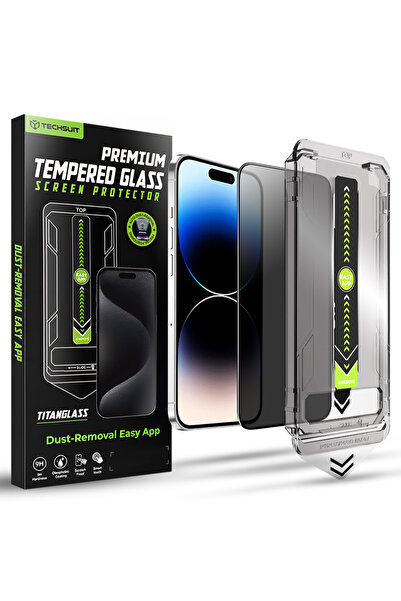 Techsuit Folie protectie pentru iPhone 14 Pro, Antisoc, privacy