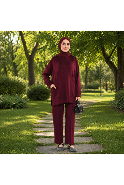 Elit Γυναικεία Ενδύματα Τεσεττούρ Εποχιακά Υφασμάτινα Ρούχα με Λαιμόκοψη Ποδη...