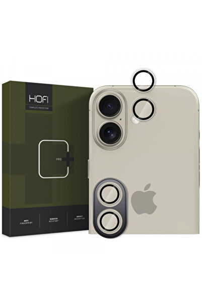 HOFI CamRing PRO+ Rear Camera Protection Film for Apple iPhone 16 Plus/ 16, T...