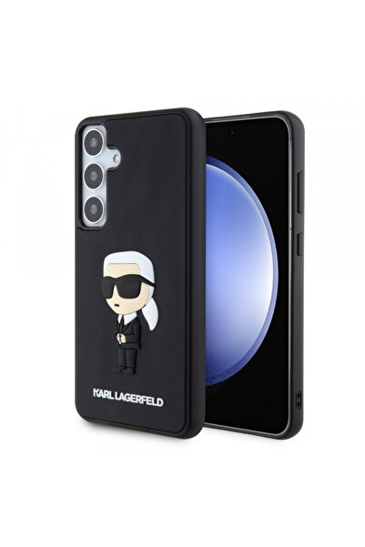 Stef's Cat Husa pentru Samsung Galaxy S24+ S926, Karl Lagerfeld, 3D Rubber Ik...