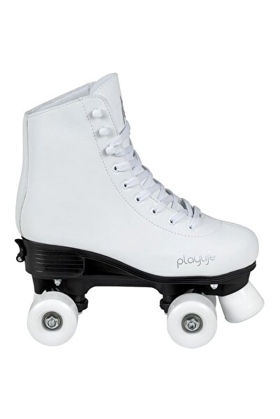 PLAYLIFE Κλασικά λευκά ρυθμιζόμενα πατίνια