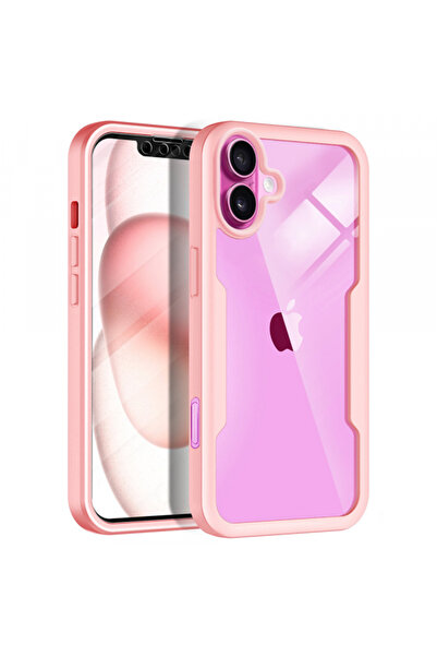 Stef's Cat Θήκη για Apple iPhone 16 Plus, Γάτα της Στεφ, ColorVerse 360, Ροζ