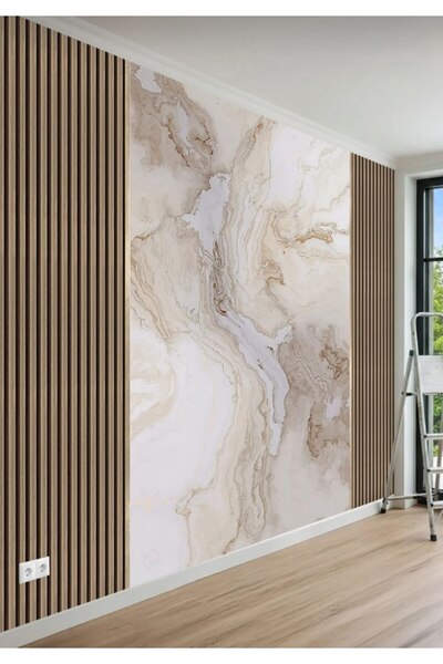 SULTAN DEKORASYON Tekstil Panel Model Salon Duvar Kağıdı
