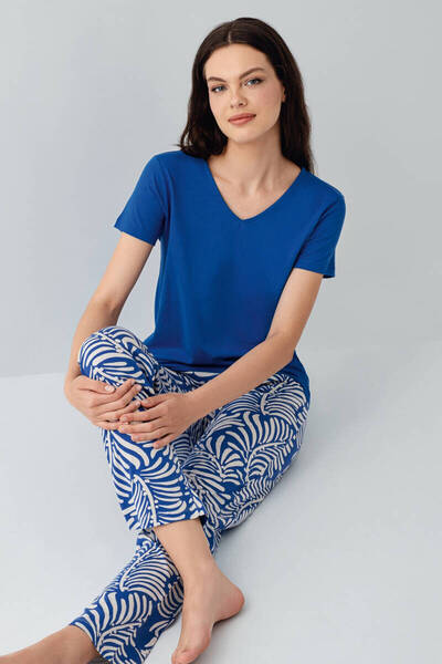 Arnetta Γυναικείο Σετ Πιτζάμες Μπλε