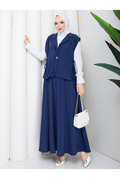 modapark.ist Women's Side-Tie Skirt Suit