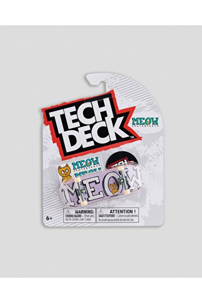Saule Tech Deck – Meow Skateboards – Kedili Logo Grafik – Parmak Kaykay