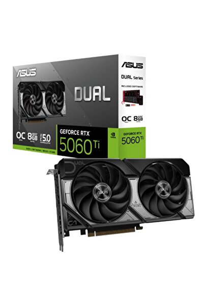 Universal Asus Geforce Dual-Rtx5060Ti-O8G 8Gb Gddr7 128Bit 1Xhdmi 3Xdp Graphi...