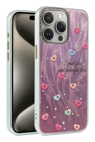 New Face GLDISPTM غطاء حماية جديد لهاتف iPhone 14 Pro بنمط مرآة - (222112) نمط 8