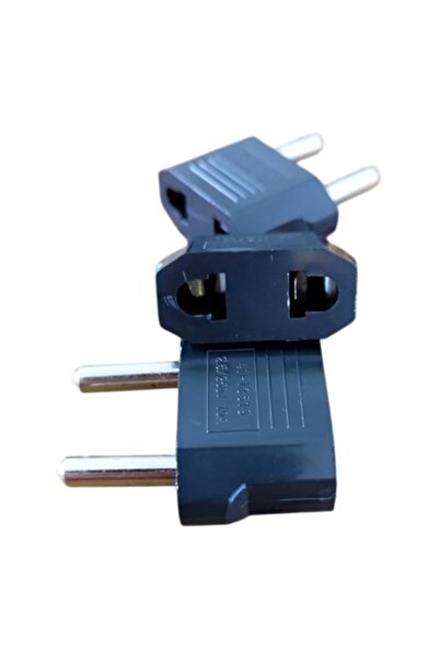 E-ANAMAG Adaptor pentru mufe cu pini plati, culoare - negru