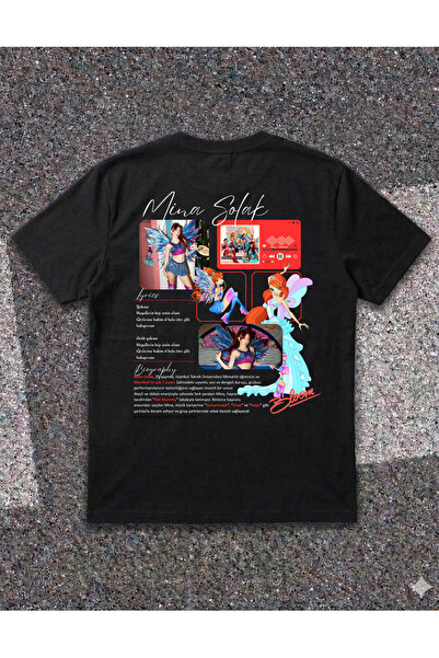 BaisheDesign Manifest Peri , Rüya T-shirt Siyah Kısa Kollu
