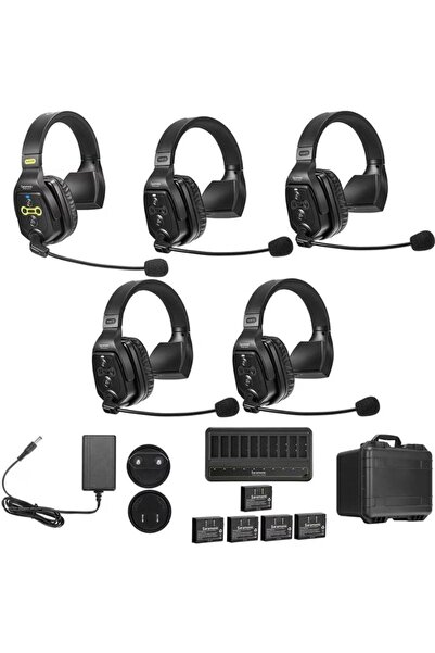 Saramonic Ολοκληρωμένη λύση ενδοεπικοινωνίας WiTalk WT5S, 5 άτομα, Full-Duple...
