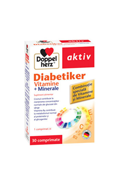 doppel herz Diabetiker Vitamine Si Minerale pentru diabetici x 30 Comprimate