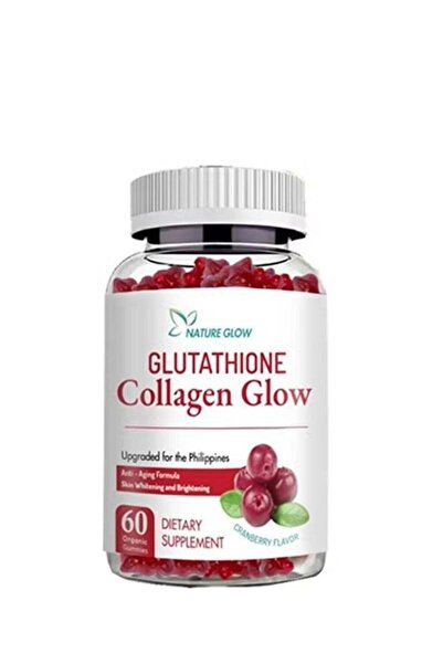 Frozz Nashir Glow Natural Glowing Cranberry Collagen with Glutathione & Vitam...