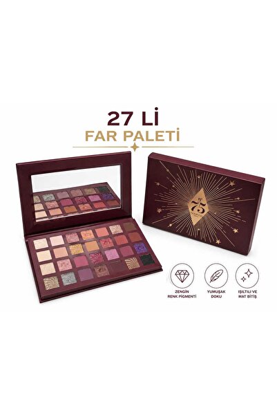 SB Ticaret 75. Yıl Far Paleti 27 li