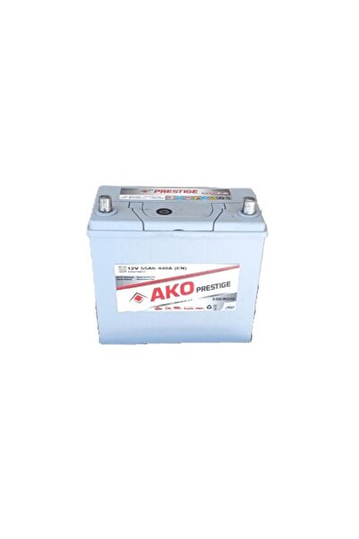 AKO Prestige 12V 55Ah 440A Standart Dik Akü (Üretim Tarihi:2026)