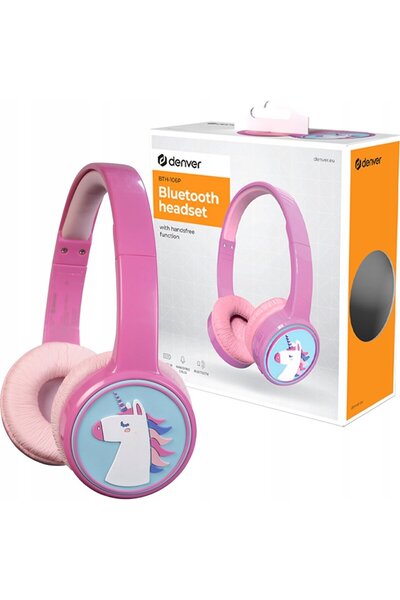 Denver Căști on-ear pentru copii BTH-106P roz