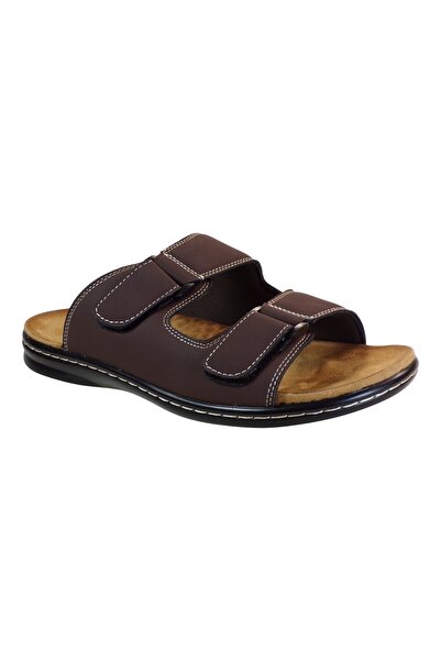 OEM Βagiota Shoes Ανδρικές Παντόφλες 19788-33 Καφέ