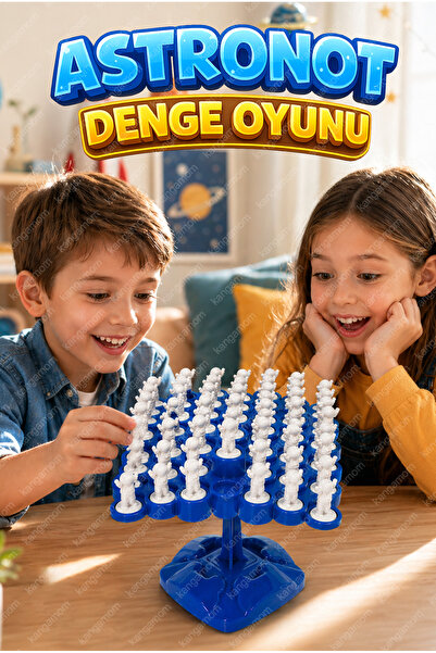 M&H Astronot Denge Oyunu - Eğitici ve Öğretici 2 Kişilik Eğlenceli Oyun